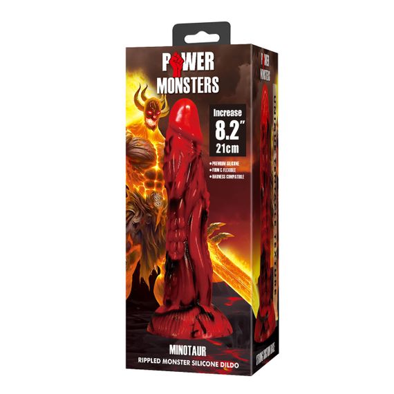 Фентезійний фалоімітатор - Power Monsters Minotaur, 21 см Sex Aura | Зображення 7