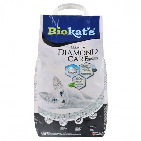 Наповнювач Biokats для котячого туалету Diamond Classic бентонітовий 8 л | Зображення 2