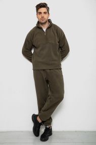 Спортивный костюм мужской на флисе, цвет хаки, 238R58620