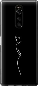 Чехол на Sony Xperia XZ4 Силуэт1 "4590u-1623-17620"