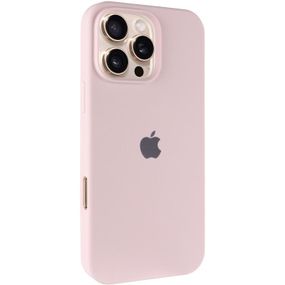 Чохол Silicone Case Full Protective (AA) для Apple iPhone 16 Pro Max (6.9") Рожевий / Chalk Pink