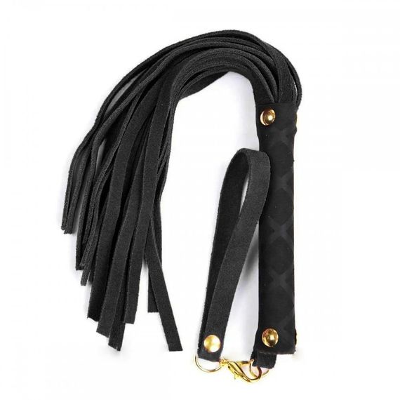 Флоггер DS Fetish Leather flogger S black sexstyle | Зображення 1