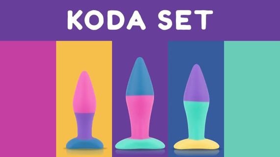 Набор анальных пробок PMV20 Koda – Butt Plug Set, диаметр 2,9 см, 3,9 см, 5 см | Зображення 5