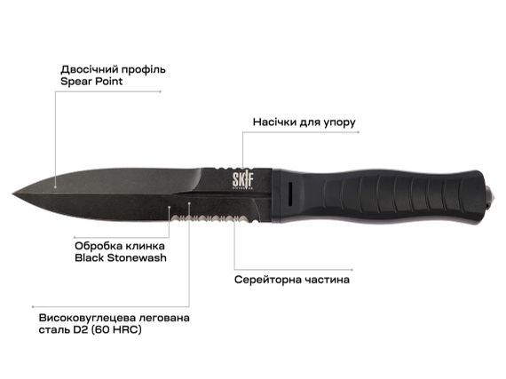 Ніж Skif Knives Neptune BSW Black | Зображення 5