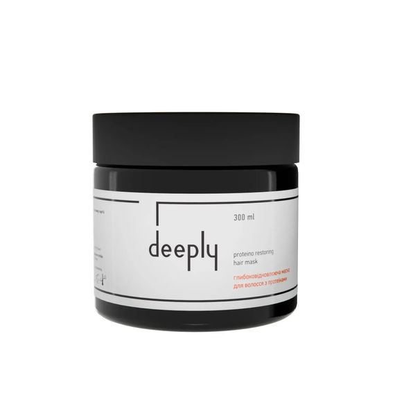 Глибоковідновлююча маска для волосся з протеїнами deeply protein restoring hair mask (300 ml)