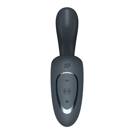 Вагінально-кліторальний вібратор Satisfyer G for Goddess 1 Dark Grey, 2 мотори | Зображення 1