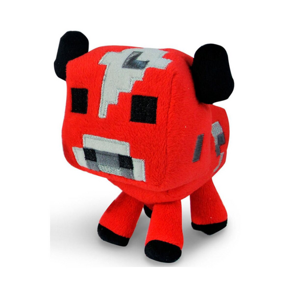 Плюшева іграшка Грибна Корова Майнкрафт 21 см, червона корова з білими плямами на спині | Зображення 1