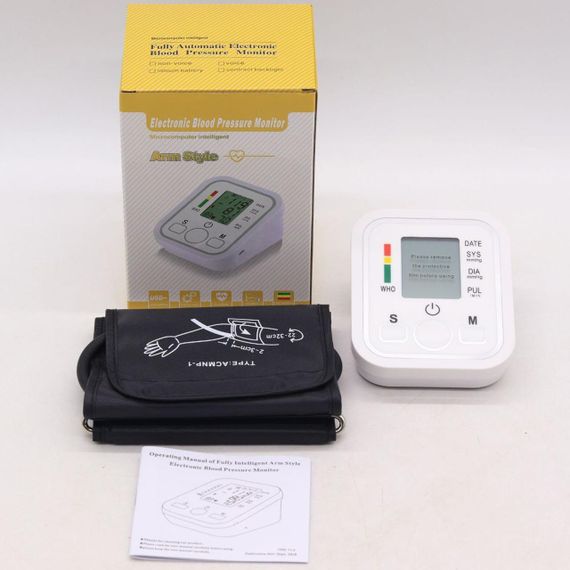 Автоматичний тонометр ARM Style B02R з індикатором аритмії / Апарат для вимірювання тиску / Плечовий тонометр | Зображення 9