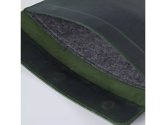 Чохол для ноутбука вінтажний Incarne Klouz MacBook Pro 13" 2016-2025 klouz-green-vintage-pro-13 зелений | Зображення 1