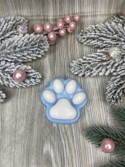 Мило ручної роботи «Лапка» №1 (60 г), Подарункове мило у формі лапки | Зображення 1