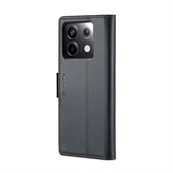 Шкіряний чохол-книжка Retro Case для Xiaomi Redmi Note 13 Pro 5G / Poco X6 колір Чорний | Зображення 3