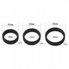 Ерекційні кільця - Power Plus Soft Silicone Pro Ring Black | Зображення 2