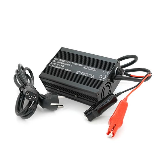 Зарядний пристрій для акумуляторів Li-ion 33.6V,8S,8A,+ крокодили,135x90x50mm | Зображення 2
