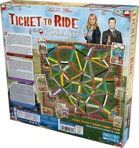 Настільна гра Ticket to Ride: Poland (Квиток на поїзд: Польща) (доповнення) | Зображення 1