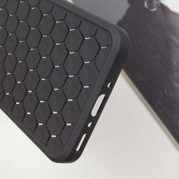 Чохол TPU Honeycomb для Samsung Galaxy A55 Чорний / Black | Зображення 5