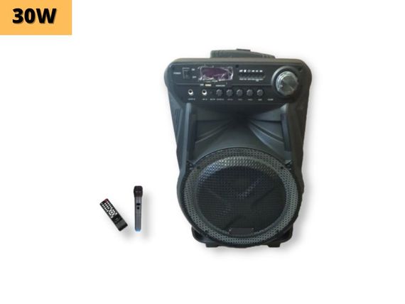 Портативна колонка XPRO ZX-7771  валіза 30Вт, USB, SD, FM радіо, Bluetooth, 1 мікрофон, ДК (ZX-7771) | Зображення 1