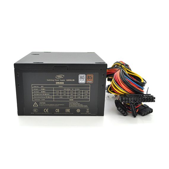 Блок питания DeepCool DN400 400W, 12cm, Black, 150x140x86mm, Box | Зображення 1