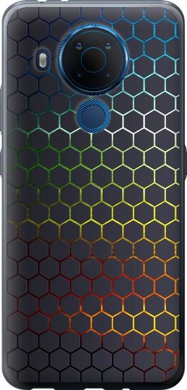 Чехол на Nokia 5.4 Переливающиеся соты "498u-2279-17620"