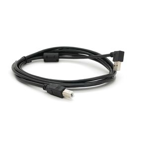 Кабель USB 2.0 RITAR AM/BM, 2.0m, кутовий 90°, чорний