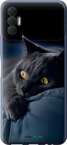 Чохол на Tecno Spark 8p KG7n Димчастий кіт "825u-2526-2448"