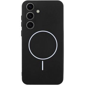 Чехол Silicone Cover Lakshmi Full Camera (AA) with MagFit для Samsung Galaxy S24+ Черный / Black