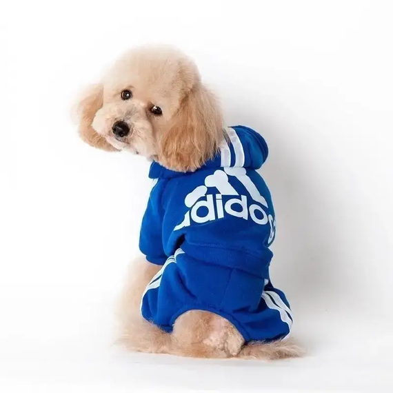 Костюм спортивний для собак Adidog синій M | Зображення 3