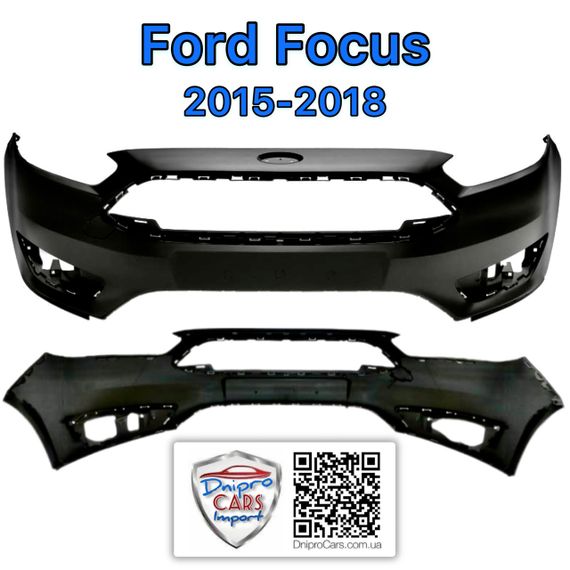 Ford Focus 2015-2018 бампер передній, 1883977
