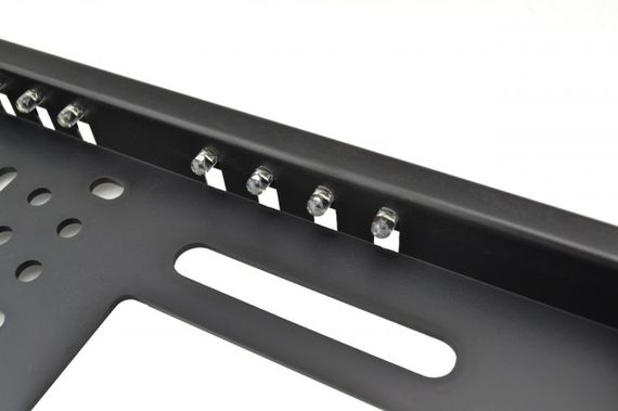 Камера заднего вида в авто номерной рамке с 4 LED подсветкой Black | Зображення 5