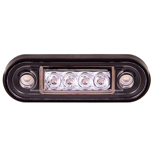 Повторювач габариту (палець подвiйний) 4 LED 12/24V червоний