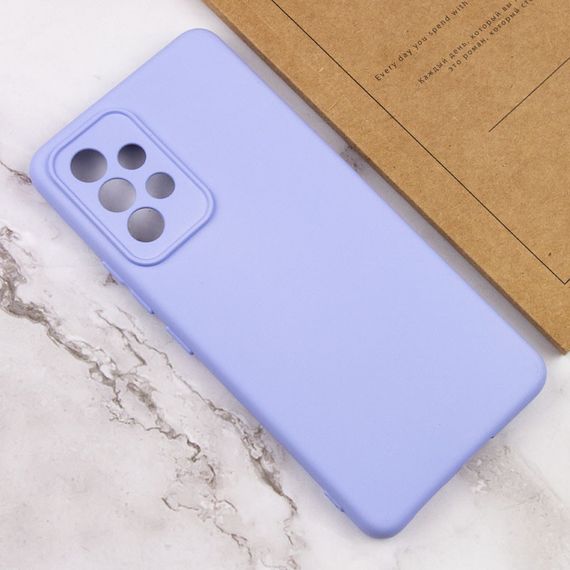 Чехол Silicone Cover Lakshmi Full Camera (A) для Samsung Galaxy A52 4G / A52 5G / A52s Full camera, Бузковий/Dasheen | Зображення 3