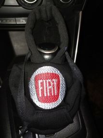 Чохол кофта Худі аксесуар на КПП  Car Hoodie FIAT Фіат чорний подарунок автомобілісту 10070