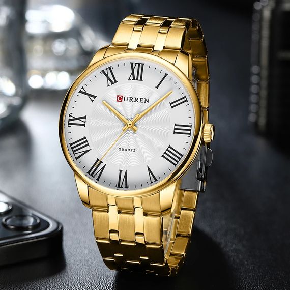 Curren 8422 Gold-White | Зображення 1
