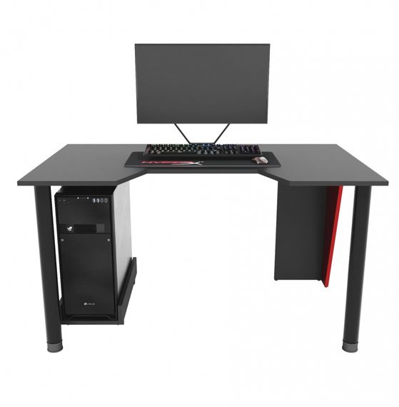 Стол геймерский ZEUS GAMER-2 черныйкрасный бок | Зображення 4