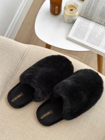 Хатні тапочки 590800 Чорні 36-37 38-39 40 41