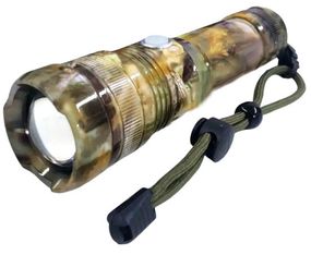 Ручной противоударный аккумуляторный фонар RB-264 фонарик с зумом Zoom P50 18650 или 3*AAA Micro-USB