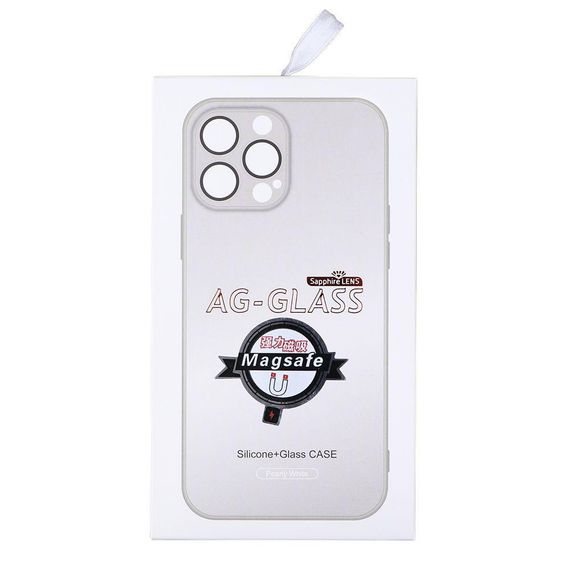 Чехол AG-Glass Matte Camera Lens with Magsafe для Iphone 14 Pro Max Цвет Graphite Чорний | Зображення 1