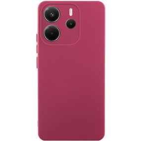 Чохол Silicone Cover Ummi Lakshmi Full Camera (AA) для Xiaomi Redmi Note 14 4G (Int. version) Бордовий / Marsala