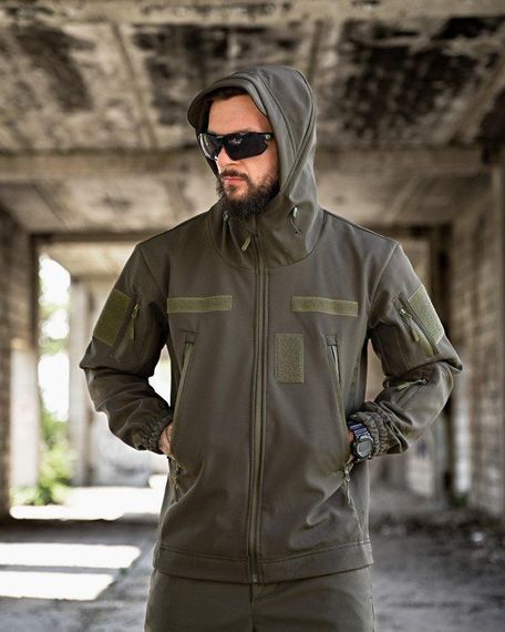 Тактичний костюм софтшел REVIVAL олива НП4862 | Зображення 3