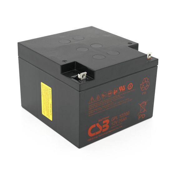 Аккумулятор CSB GPL12260.12V 26A h (166х175х125мм), Q2/72 (ВЬЕТНАМ)