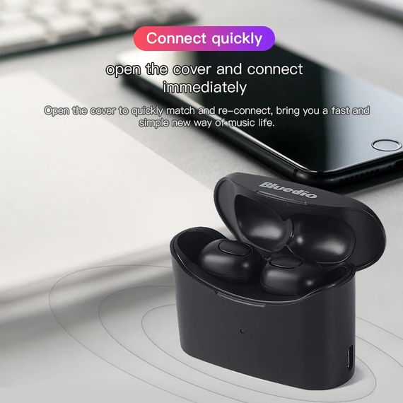 Бездротова стерео гарнітура з Bluetooth 5.0 XPRO Bluedio T Elf TWS мятая упаковка (38904-01_645) | Зображення 2