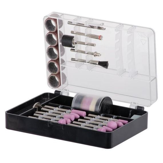 Комплект аксесуарів для гравера WT-0516, DT-0517, 42 од. INTERTOOL BT-0012 | Зображення 2