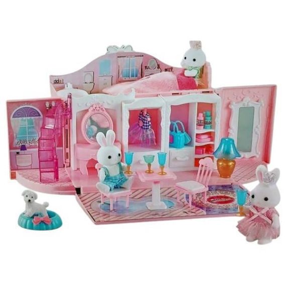 Домик кукольный-сумочка 6629 Розовый