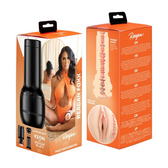 Мастурбатор Kiiroo Feel Reagan Foxx PBC сумісний з PowerBlow і Keon Sex Aura | Зображення 7