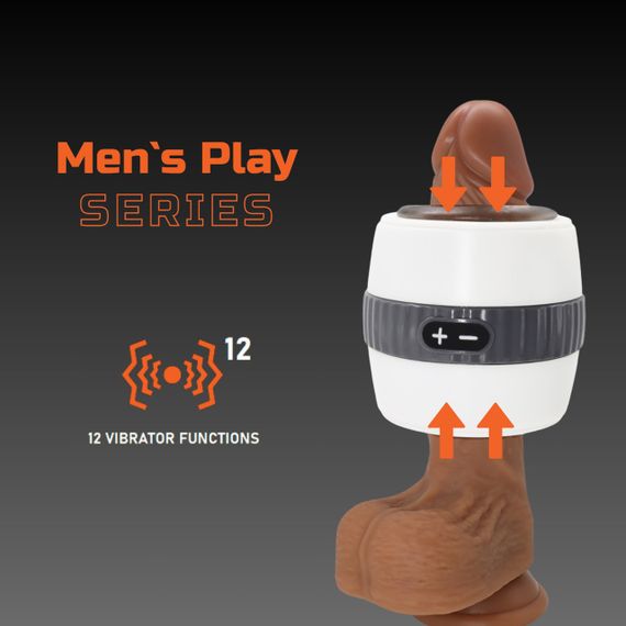 Мастурбатор - Erospace Men’s Play Vibrating Male Masturbator B3 Sex Aura | Зображення 3