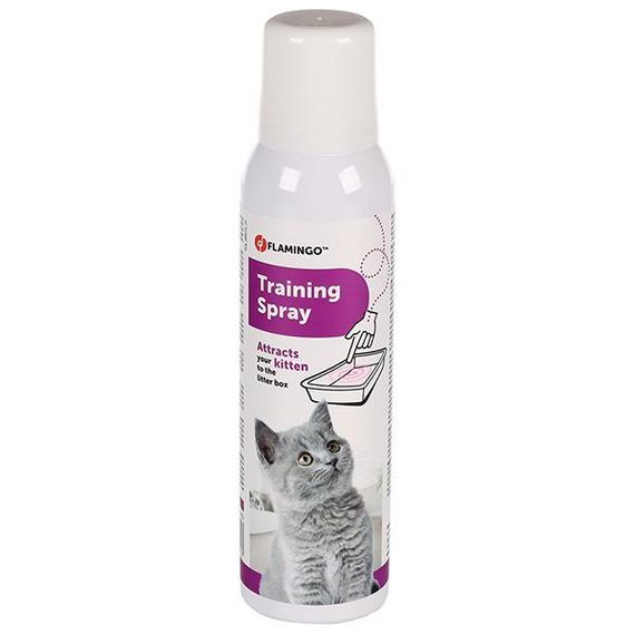 Flamingo Kitten Training Spray фламинго тренинг спрей для приучения котенка к туалету, когтеточке, игрушке