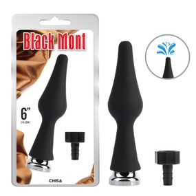 Насадка на анальний душ Chisa Black Mont, чорна Sex Aura