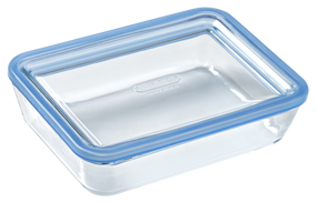 Форма з кришкою Pyrex Pure Glass, 19x14x5 см (0.8 л)