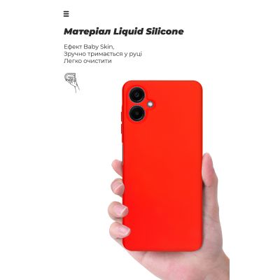 Чехол для мобильного телефона Armorstandart ICON Samsung A06 (A065) Camera cover Red (ARM80136) | Зображення 6