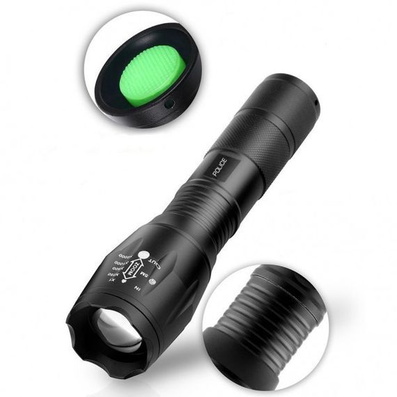 Фонарик bl BL-1831 T6 Police Zoom | Водонепроницаемый фонарик | Фонарь FT-650 ручной мощный | Зображення 4