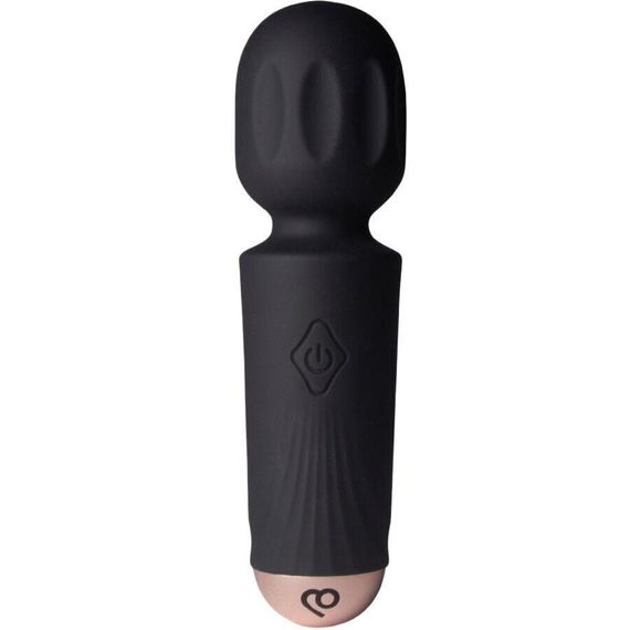 Вібромасажер Rocks Off Mini Wand Black Tulip, 16 режимів Sex Aura